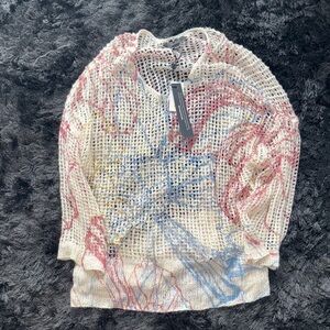 Multicolor Knit Sweater Charlie B NWT medium
